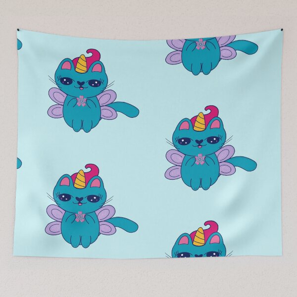 Item preview, Blue Kittycorn Fairy  designed and sold by Shannon McRoberts.