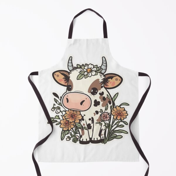Item preview, Cute cow in flowers designed and sold by Pixelperfect1.