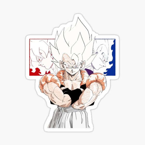 Gogeta The Ultimate Fusion Dragon Ball Z Fanart Sticker for Sale by  MOiMAshop
