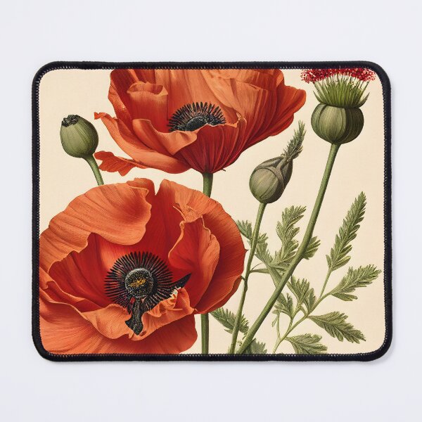 Item preview, Poppy (Papaver rhoeas) designed and sold by digitalbrosse.