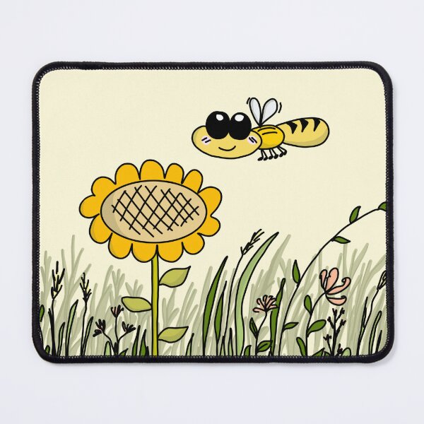 Item preview, Hoverfly and sunflower in a meadow.  designed and sold by Sintija Valucka.