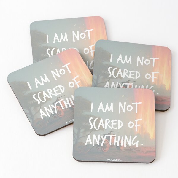 Item preview, i am not scared of anything. designed and sold by Bethan Rose Studio.