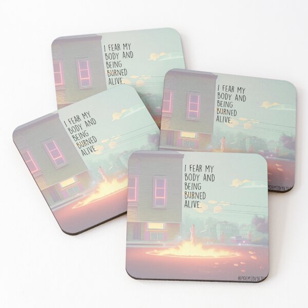 Item preview, i fear my body. designed and sold by Bethan Rose Studio.