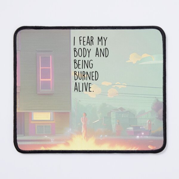 Item preview, i fear my body. designed and sold by Bethan Rose Studio.