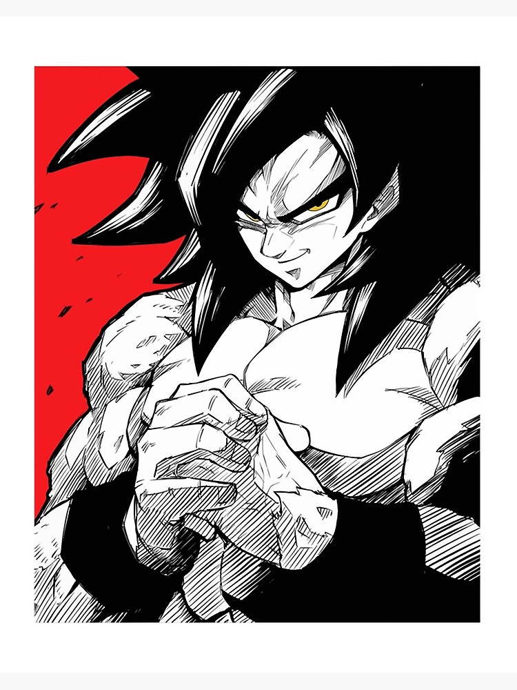 Goku SSJ4 DBGT | Art Board Print