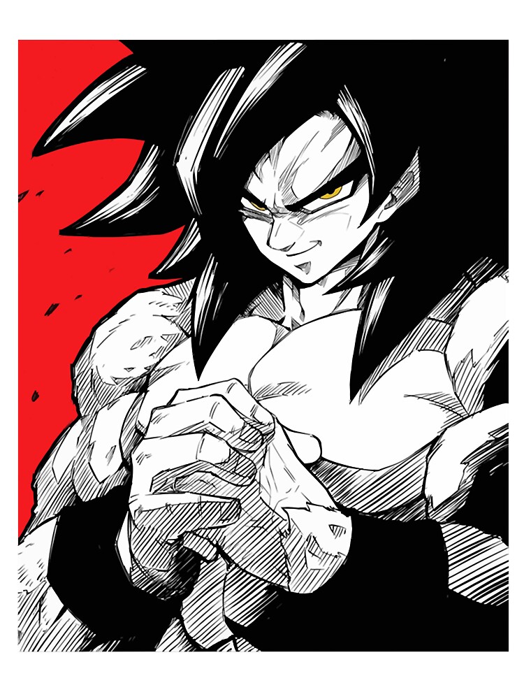 Drawing Goku SSJ4 Limit Breaker Dragon Ball Heroes 