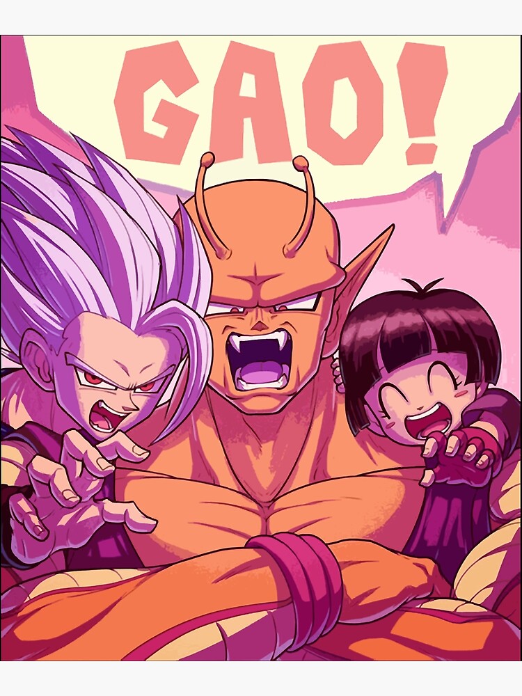 Orange Piccolo Beast Gohan Pan DBS Super Hero Fanart | Poster