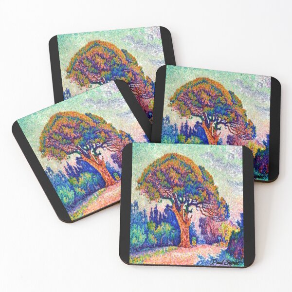 Item preview,  Pointillist Artist Paul Signac: The Pine Tree at Saint Tropez designed and sold by mturns57.