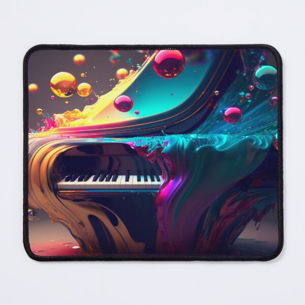 Item preview, Color Splash Metallic Piano designed and sold by MichellesMedArt.