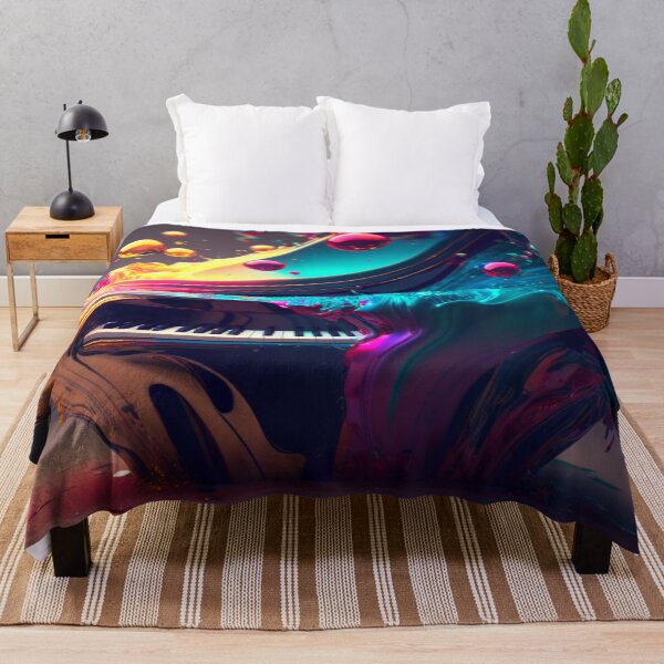 Item preview, Color Splash Metallic Piano designed and sold by MichellesMedArt.