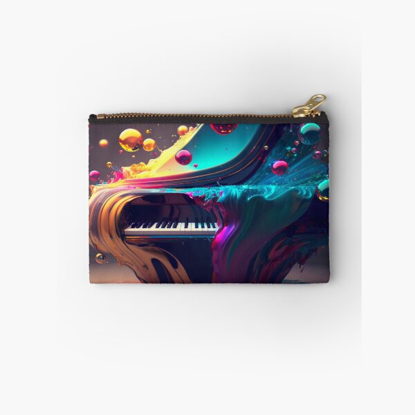 Item preview, Color Splash Metallic Piano designed and sold by MichellesMedArt.
