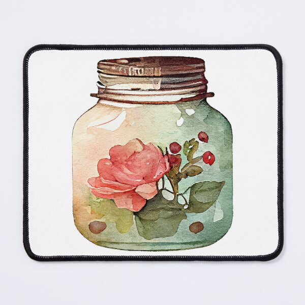 Item preview, Hipster Vintage Jar Watercolor Artwork designed and sold by ThisIsMugLife.