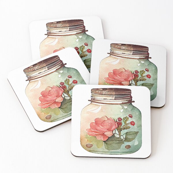 Item preview, Hipster Vintage Jar Watercolor Artwork designed and sold by ThisIsMugLife.