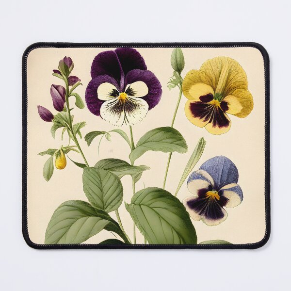 Item preview, Wild Pansy (Viola tricolor) designed and sold by digitalbrosse.