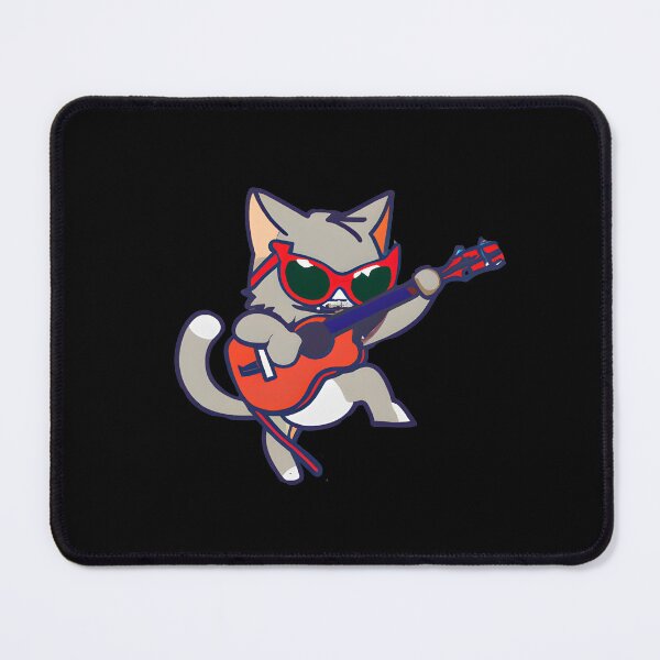 Item preview, Cat Playing Guitar Hydro designed and sold by elisarasada.