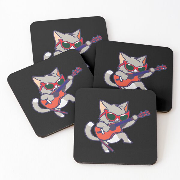 Item preview, Cat Playing Guitar Hydro designed and sold by elisarasada.