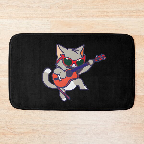 Item preview, Cat Playing Guitar Hydro designed and sold by elisarasada.