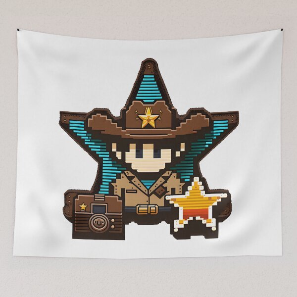 Item preview, Sheriff designed and sold by the8-bitguy.