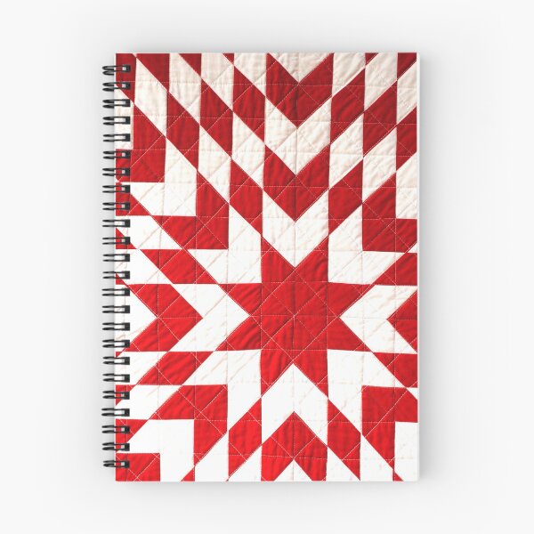 Aperçu de l'œuvre Couette Lone Star rouge et blanche créée et vendue par bluejacaranda.