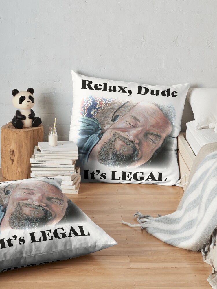 Alternate view of It's Legal Floor Pillow