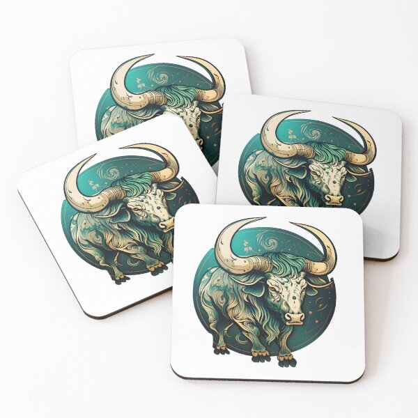 Item preview, Taurus the Bull: Astrology-Inspired Sticker and Magnet designed and sold by ColorStudioArt.