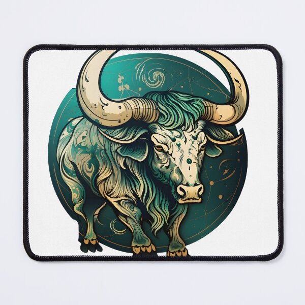 Item preview, Taurus the Bull: Astrology-Inspired Sticker and Magnet designed and sold by ColorStudioArt.
