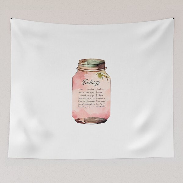 Item preview, Hipster Vintage Jar Watercolor Artwork designed and sold by ThisIsMugLife.