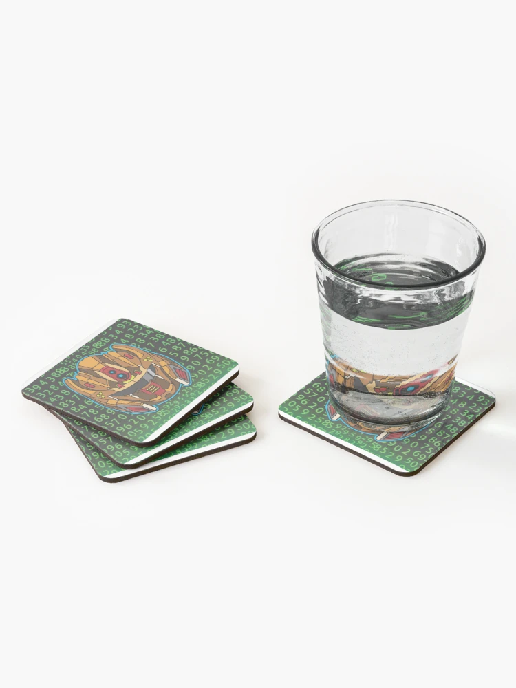 Thumbnail 2 of 5, Coasters (Set of 4), Code Robot designed and sold by ShelleLau.
