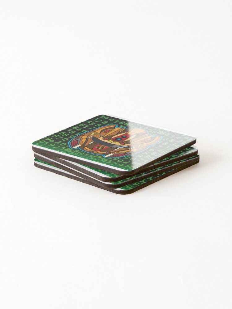 Thumbnail 4 of 5, Coasters (Set of 4), Code Robot designed and sold by ShelleLau.