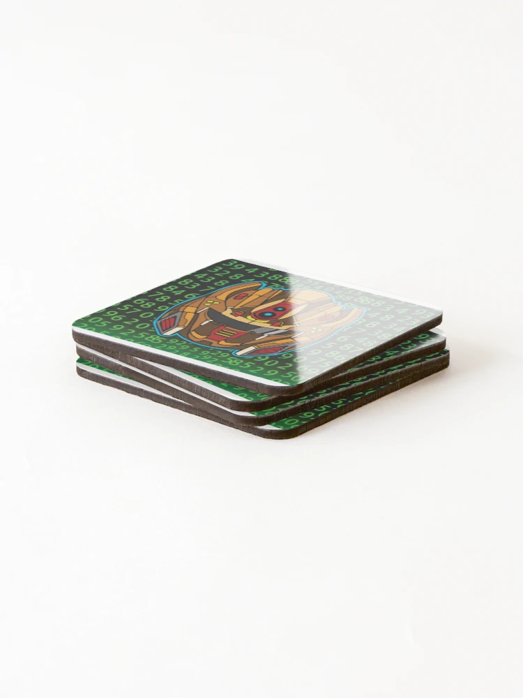 Thumbnail 4 of 5, Coasters (Set of 4), Code Robot designed and sold by ShelleLau.