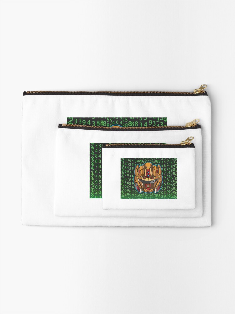 Thumbnail 2 of 4, Zipper Pouch, Code Robot designed and sold by ShelleLau.