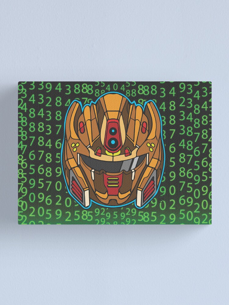Thumbnail 1 of 3, Canvas Print, Code Robot designed and sold by ShelleLau.