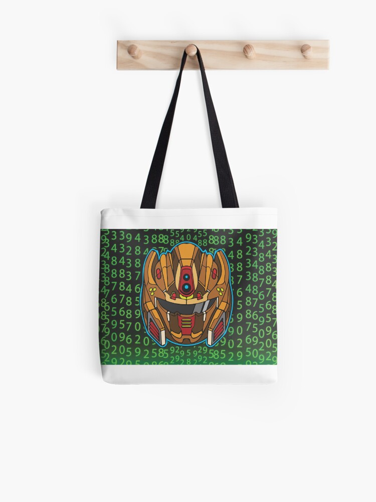 Thumbnail 1 of 2, Tote Bag, Code Robot designed and sold by ShelleLau.
