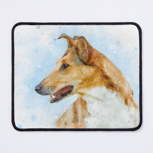 Item preview, Smooth collie watercolor designed and sold by PetsArt.