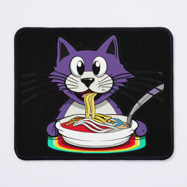 Item preview, Cat Eating Spaghetti designed and sold by mabdulrabn.