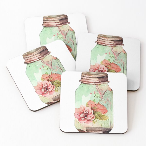 Item preview, Hipster Vintage Jar Watercolor Artwork designed and sold by ThisIsMugLife.