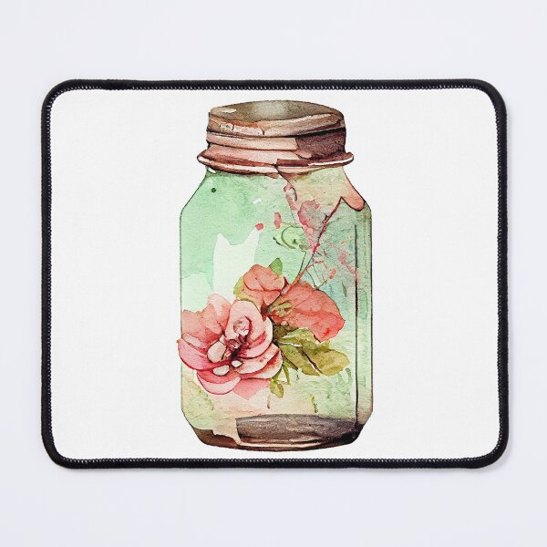 Item preview, Hipster Vintage Jar Watercolor Artwork designed and sold by ThisIsMugLife.