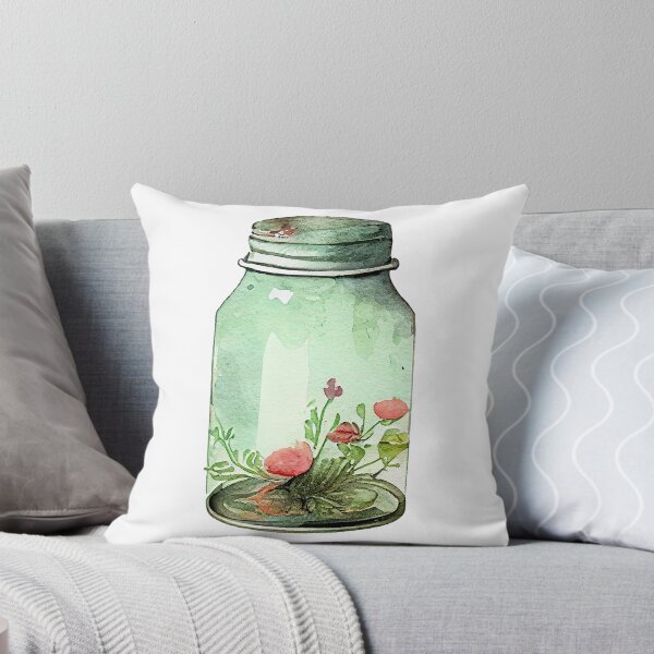 Item preview, Hipster Vintage Jar Watercolor Artwork designed and sold by ThisIsMugLife.