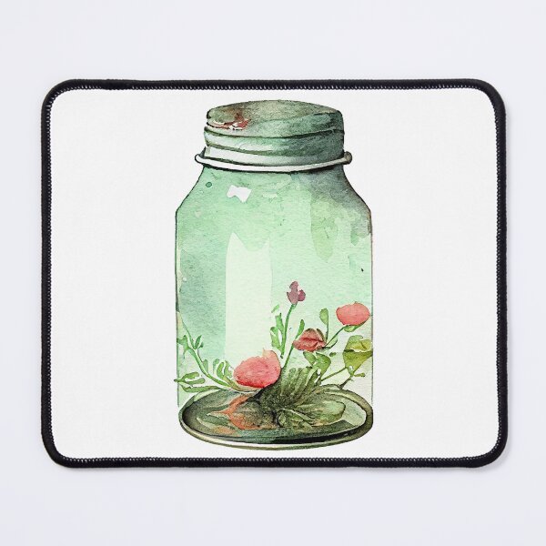 Item preview, Hipster Vintage Jar Watercolor Artwork designed and sold by ThisIsMugLife.