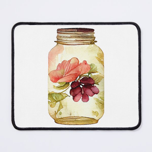 Item preview, Hipster Vintage Jar Watercolor Artwork designed and sold by ThisIsMugLife.