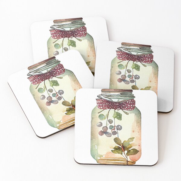 Item preview, Hipster Vintage Jar Watercolor Artwork designed and sold by ThisIsMugLife.