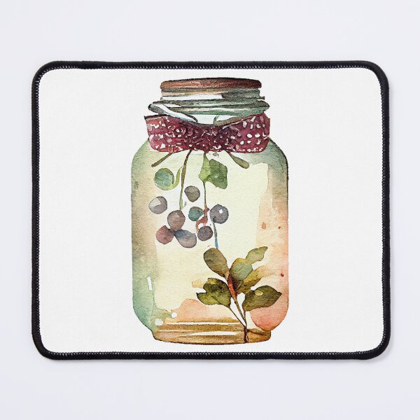 Item preview, Hipster Vintage Jar Watercolor Artwork designed and sold by ThisIsMugLife.