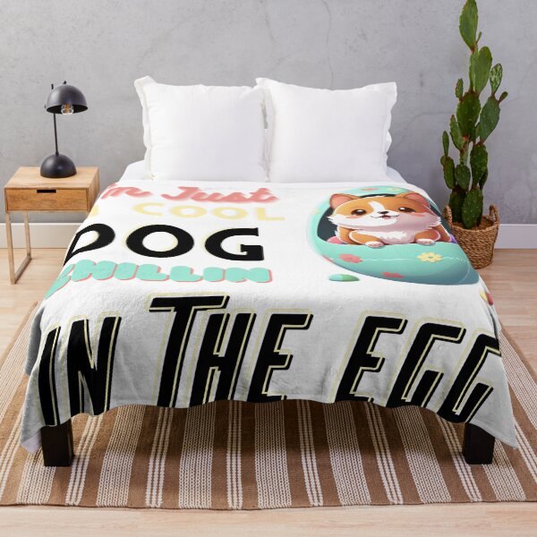 Item preview, I'm just Cute Corgi Puppy Chillin in the Egg designed and sold by wildcrazylove.