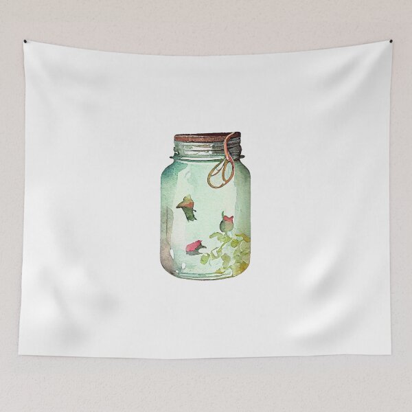 Item preview, Hipster Vintage Jar Watercolor Artwork designed and sold by ThisIsMugLife.