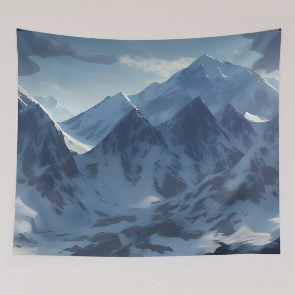 Item preview, Nanga Parbat - Snow-capped peaks designed and sold by Djantrix.