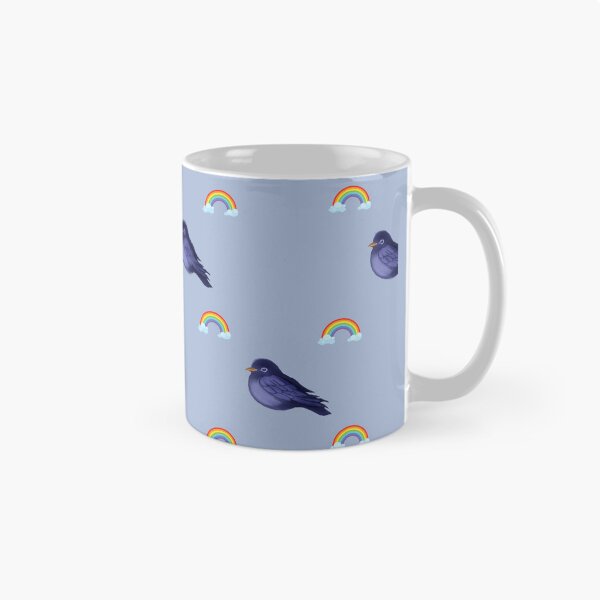 Item preview, Bluebird of Happiness with Rainbows designed and sold by Lyngianni.