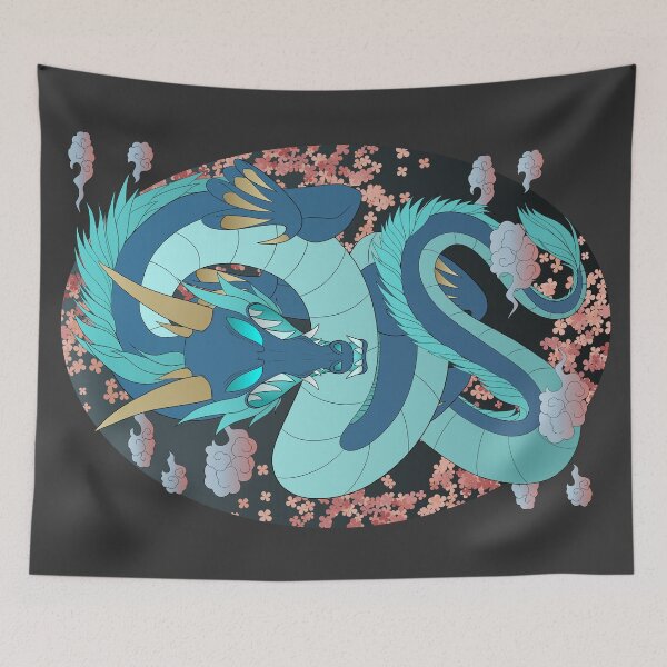 Item preview, chinese dragon blue 2 designed and sold by XPLUSHMONSTERX.