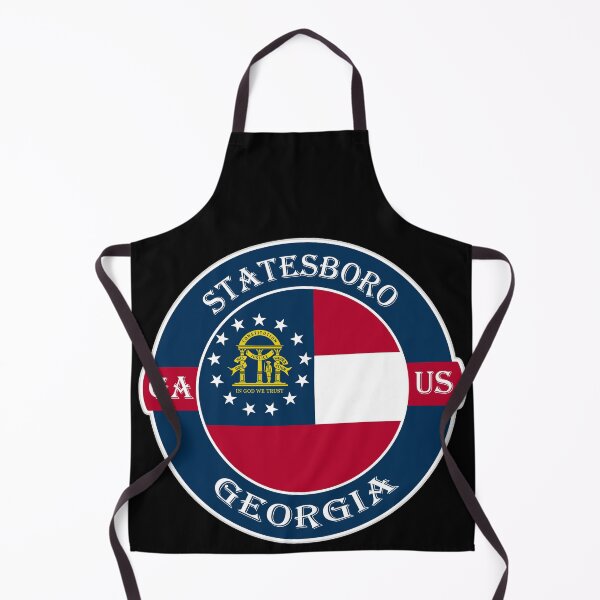 Item preview, Statesboro Georgia Flag USA Seal Stamp Badge Travel Souvenir designed and sold by TeeHome.