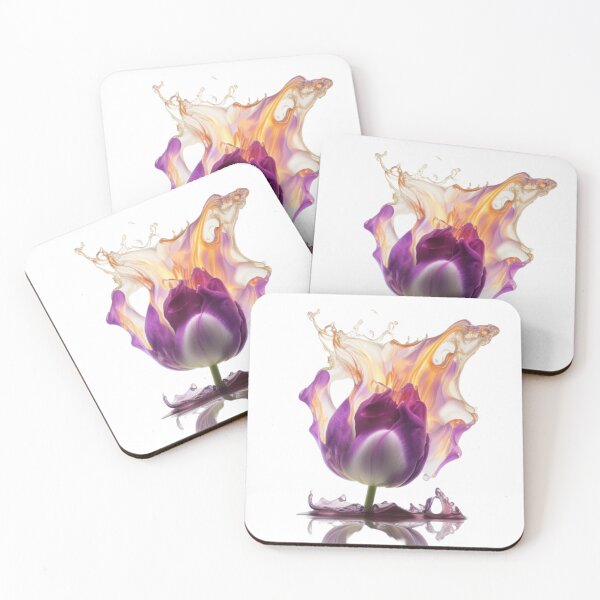 Item preview, Tulip in water spray designed and sold by ANVivid.