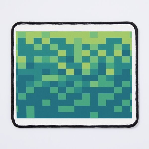 Item preview, Ombre Green Pixel  designed and sold by ShelleLau.